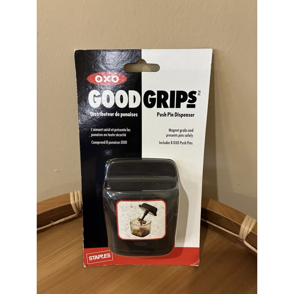 Good Grips Push-Pin Magnetic Dispenser - 8 Push Pins - BRAND NEW IN PACKAGE